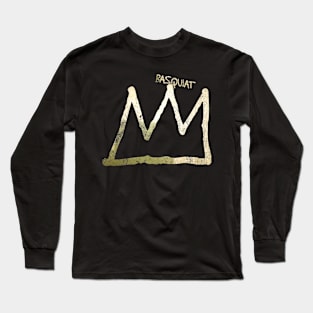 basquiat silver kecil Long Sleeve T-Shirt